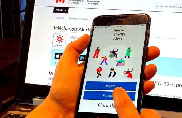 Ottawa lance  »Alerte COVID » une application mobile pour informer d&rsquo;une exposition à la COVID-19