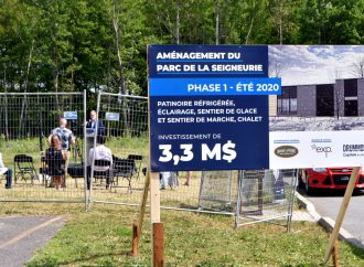 Parc de la Seigneurie : Pelletée de terre pour un parc phare à Drummondville