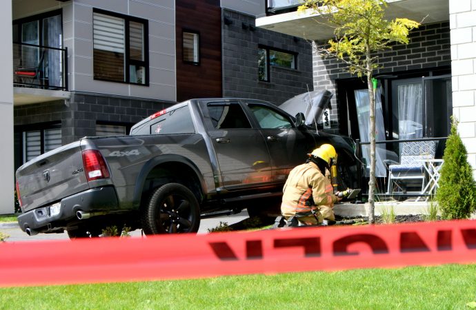 Une conductrice cause tout un émoi dans un quartier résidentiel à Drummondville