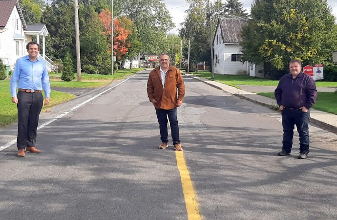 Québec accorde une aide financière de près de 1.5m$ pour la réfection de ses infrastructures à Sainte-Clotilde-de-Horton