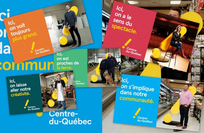Ici, on fait bouger les choses! Le Centre-du-Québec lance une campagne active et tout en couleur cet automne !