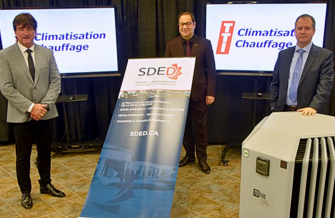 TTI Climatisation chauffage s’implante à Drummondville et permettra la création de 25 nouveaux emplois