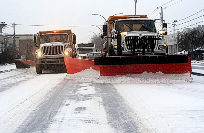 La neige et les conditions routières compliquent les déplacements dans la MRC de Drummond