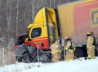 Un accident majeur force la fermeture de l’autoroute 55 au Centre-du-Québec