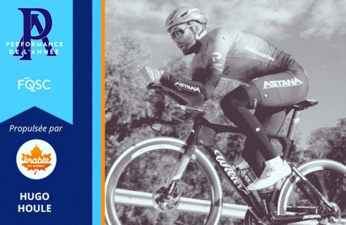 Le cycliste Hugo Houle finaliste à la Performance de l’année 2020 propulsée par l’Érable du Québec