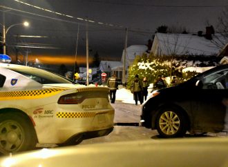 Intervention et déploiement policier dans le secteur Saint-Charles-de-Drummond