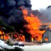 Un incendie majeur a complètement détruit un atelier mécanique à Saint-Bonaventure près de Drummondville