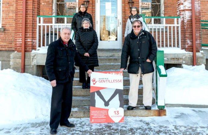 Journée de la gentillesse : un appui bienveillant sous le signe de la gentillesse du conseiller municipal Daniel Pelletier