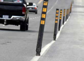 Sécurité routière et prévention – La Ville de Drummondville procède à l’installation de bornes de délimitation sur la rue Saint-Pierre