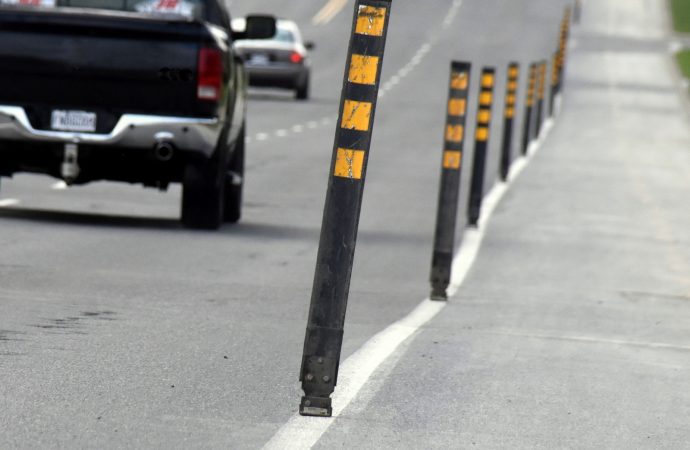 Sécurité routière et prévention – La Ville de Drummondville procède à l’installation de bornes de délimitation sur la rue Saint-Pierre