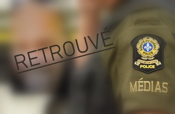 RETROUVÉ : La Sûreté du Québec confirme que M Lalancette a été retrouvé sain et sauf
