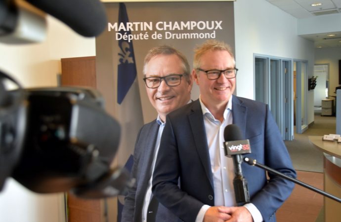 Martin Champoux sollicite officiellement un deuxième mandat comme député du Bloc Québécois dans Drummond