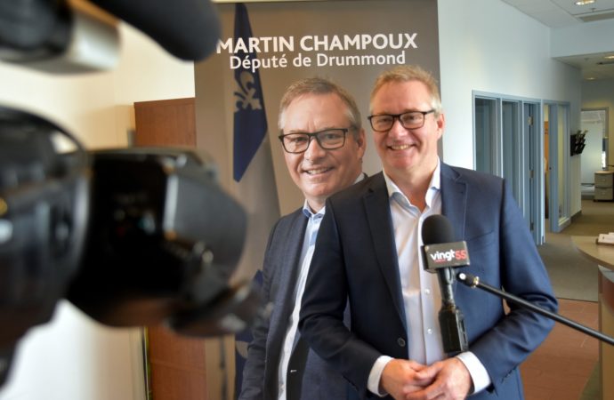 Martin Champoux est fier d’annoncer 318 079 $ en financement pour la création de projets destinés aux aînés dans Drummond