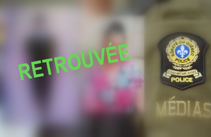 RETROUVÉE – La dame de 43 ans portée disparue depuis le 7 mai à Acton Vale a été retrouvée saine et sauve