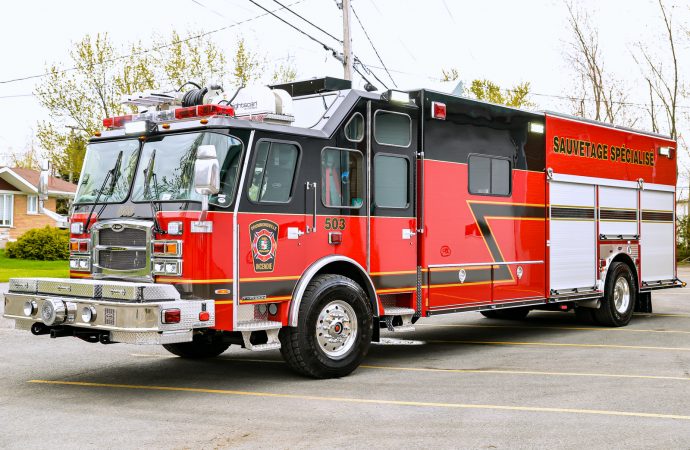 Un camion ultramoderne de type « Rescue, Sauvetage » pour le Service de sécurité incendie et sécurité civile de Drummondville