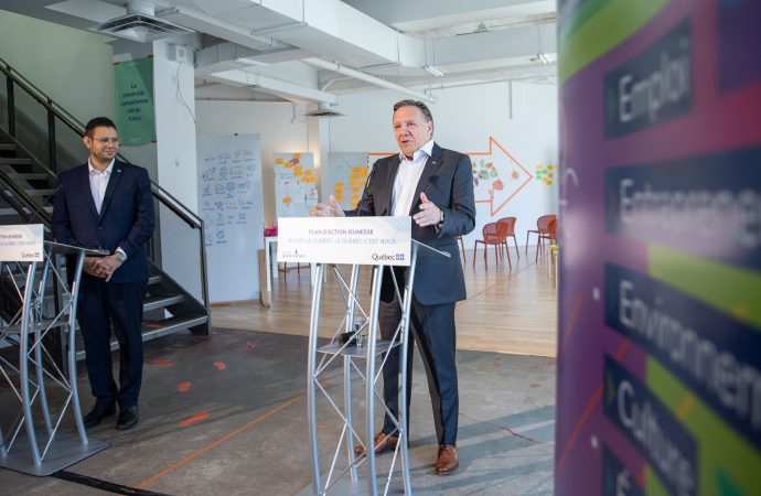 Québec annonce plus de 300 M$ pour propulser les projets de la jeunesse québécoise