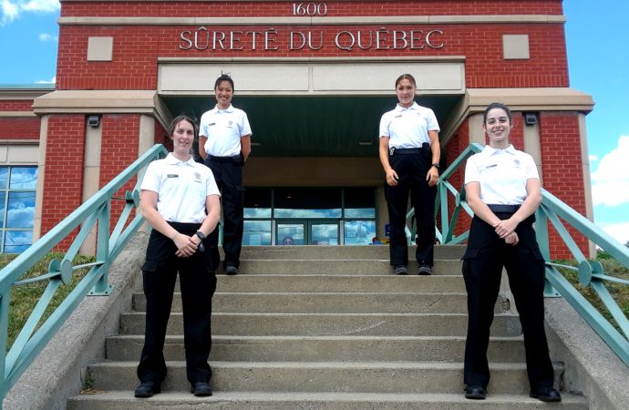 Les cadets de la Sûreté du Québec sont de retour dans la MRC de Drummond