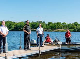 La Ville de Drummondville et la Sûreté du Québec invitent à la prudence sur les plans d’eau et la rivière Saint-François