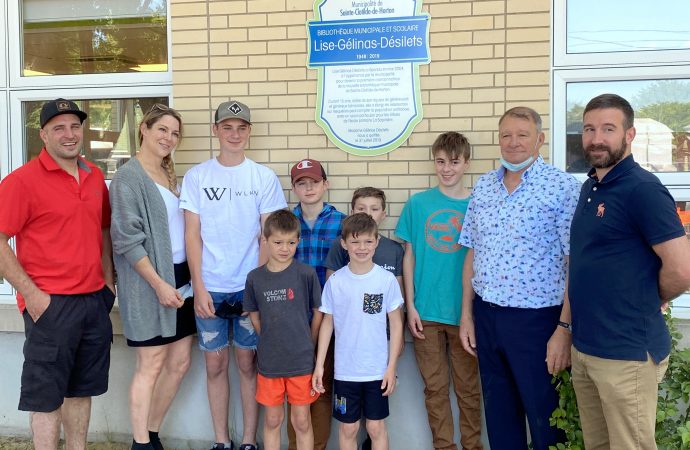 Inauguration de la bibliothèque de Sainte-Clotilde-de-Horton