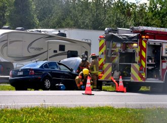 Un malaise en cause dans un accident sur l’autoroute 20 à Drummondville