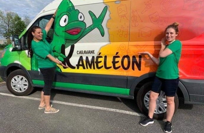 C’est un départ pour la Caravane Kaméléon qui sillonnera les routes de la MRC de Drummond