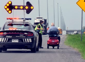 Le conducteur d’un triporteur se fait arrêter à nouveau et saisir son véhicule sur l’autoroute 20 à Drummondville