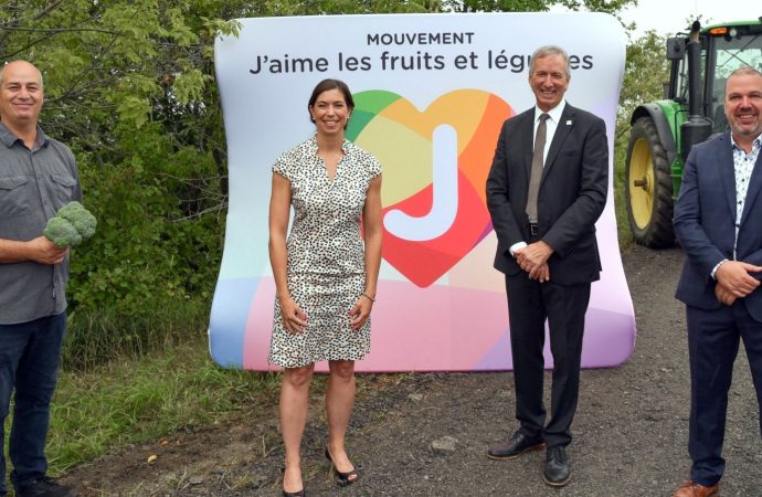 L’Association québécoise de la distribution des fruits et légumes se réjouit de l’annonce gouvernementale de 750 000 $ pour soutenir le Mouvement J’aime les fruits et légumes
