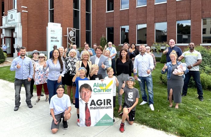 Élections municipales – Alain Carrier officiellement candidat à la mairie demande un mandat fort des citoyens