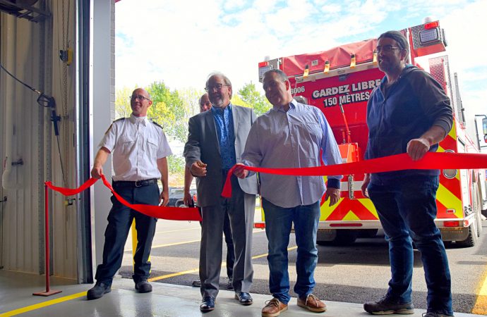 Inauguration enflammée pour la nouvelle caserne de pompiers de Notre-Dame-du-Bon-Conseil