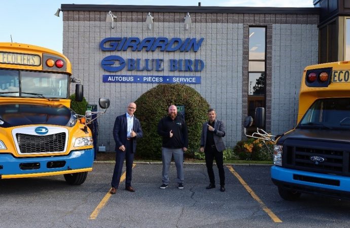 Girardin fournira 30 autobus scolaires électriques pour la région de l&rsquo;Estrie