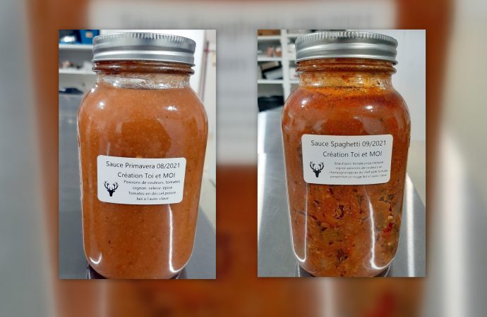 Avis de ne pas consommer de la sauce conditionnée dans des pots en verre vendue par l’entreprise Création Toi et Moi de Drummondville