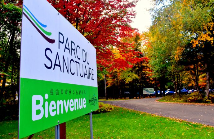 Saint-Majorique-de-Grantham donne le coup d’envoi à son important projet de développement au parc du Sanctuaire.