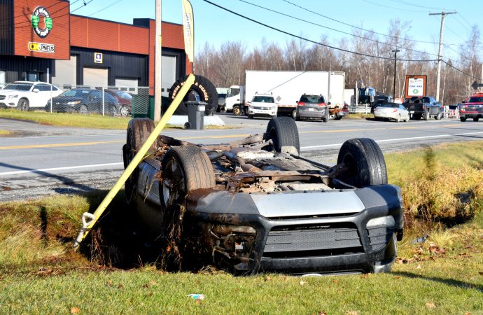 Un accident fait deux blessés sur la route 139