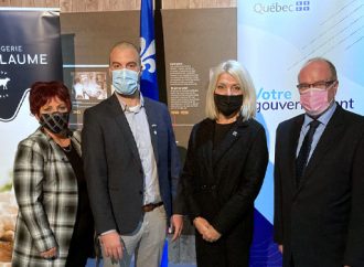 Le gouvernement du Québec accorde 6 119 623 $ à Agrilait pour la Fromagerie St-Guillaume,