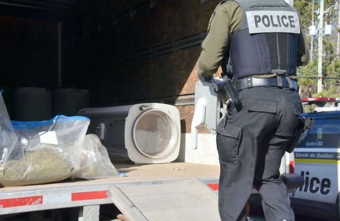 Perquisition de drogue – La SQ dresse un bilan impressionnant de l’opération policière