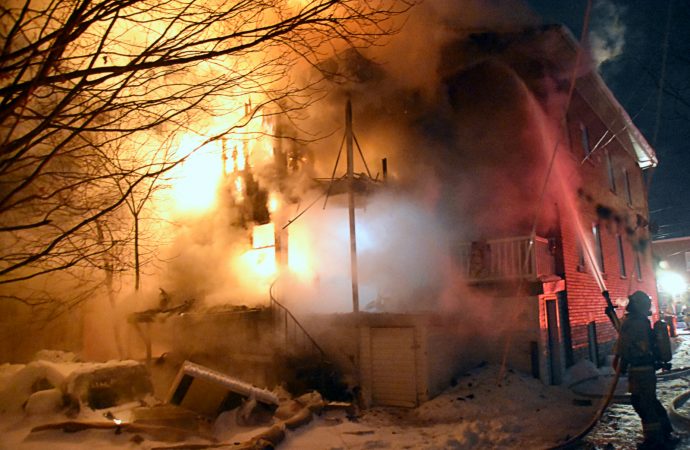 Incendie de résidence sur la rue Chapleau