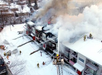 Incendie d’un immeuble à logements – Des dizaines de locataires drummondvillois à la rue