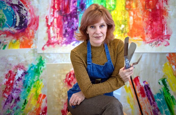 L’artiste Geneviève Allaire ‘Gail’ allie musique et couleurs dans sa toute nouvelle exposition solo