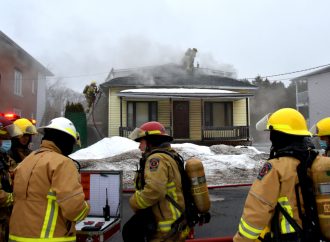 Les pompiers combattent deux incendies presque simultanés à Drummondville