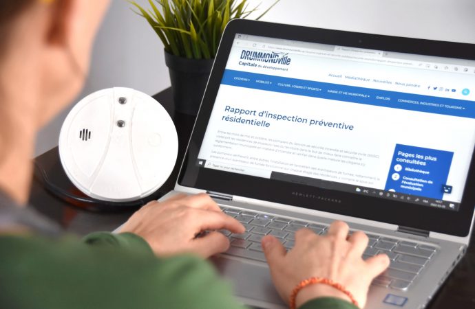 Visites de prévention résidentielle – Il est maintenant possible de remplir le formulaire d’auto-inspection en ligne à Drummondville