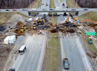 Affaissement de l’A20 à Drummondville: un chantier rapide et une catastrophe évitée par des ingénieurs