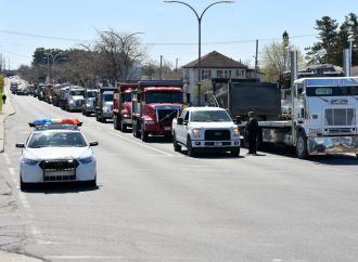 Hausse du prix du carburant – Les camionneurs manifestent à Drummondville comme partout en province