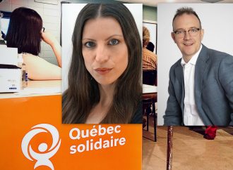 Nancy Mongeau et Tony Martel portent les couleurs de Québec solidaire dans Johnson et Drummond-Bois-Francs