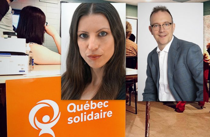 Nancy Mongeau et Tony Martel portent les couleurs de Québec solidaire dans Johnson et Drummond-Bois-Francs