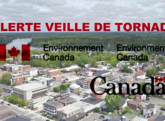 Veille de tornade en vigueur pour Drummondville, Bécancour, Nicolet et Victoriaville