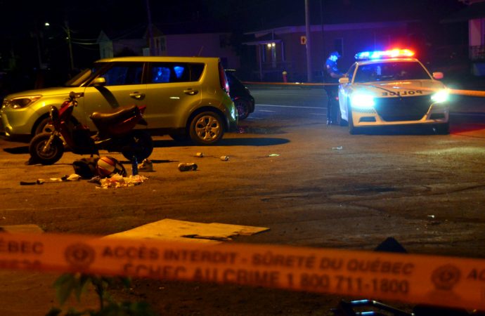Agression au couteau à Drummondville: un adolescent arrêté par les policiers de la Sûreté du Québec
