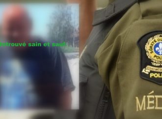 La SQ confirme que l’homme de 56 ans a été retrouvé sain et sauf.
