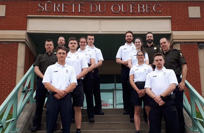 Les cadets de la Sûreté du Québec sont de retour à Drummondville