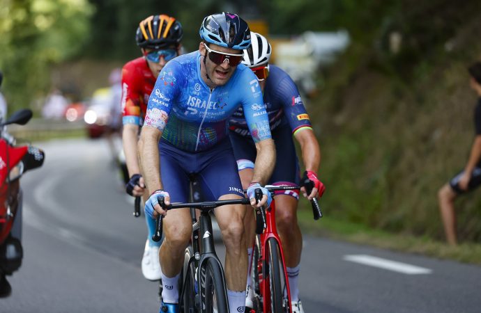 Le cycliste Hugo Houle a fini troisième lors de la 13e étape du Tour de France