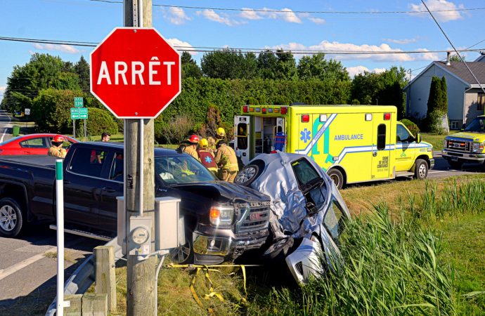 Deux blessés dans une violente collision sur la 139